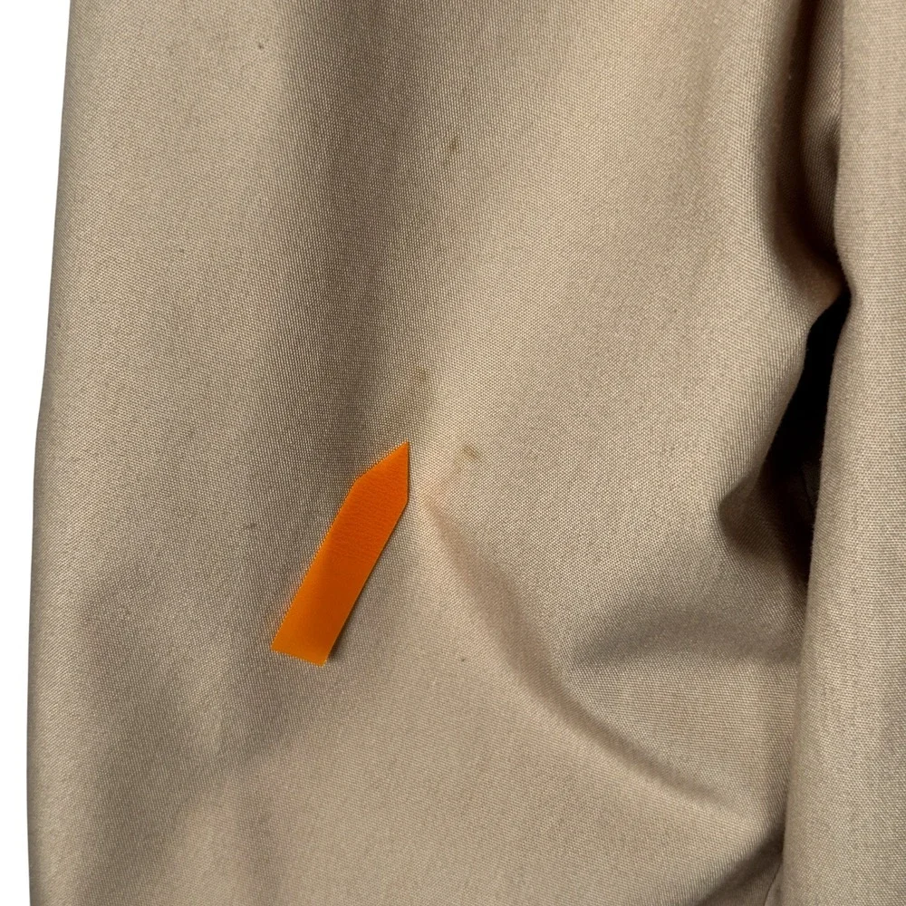 Vtg‎ Sears The Mens Store Trench Coat Mens 46R Beige Overcoat Outerwear Classic